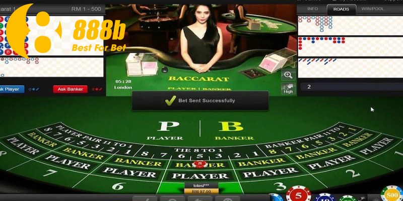 Các lựa chọn đặt cược trong baccarat